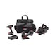 Set of 18 V cordless power tools in bag ABS/AHKS/APS COMPACT M-CUBE - 1