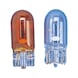 Glassokkellampje knipperlicht  Oranje - LAMP-GLASSOK-GEEL-WY5W-W2,1X9,5D-12V-5W - 2