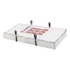 Asbestplattensack mit Schürze und Verschlussbändern - PLSACK-ASBEST-260X125X30CM - 1