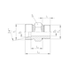 Gerade Einschraubverschraubung ISO 8434-1, Stahl Zink-Nickel, BSPP Außengewinde mit Dichtung - ROVSHR-ISO8434-L-SDS-E-ST-D6-G1/8 - 2