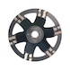 Long-life & Speed diamond cup wheel for hard material - CPWHL-DIA-LS-HARDMAT-BR22,23-D180MM - 1