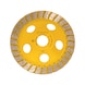 Turbo diamond cup wheel - CPWHL-DIA-TURBO-N-BR22,23-D125MM - 1