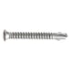 WING-TYPE TIMBER TO METAL RAISED COUNTERSUNK HEAD BI-METAL A4 DECKING SCREW WITH RW DRIVE - 1