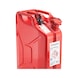 Fuel canister, steel, 20&nbsp;litres - FUELCANI-STEEL-RED-20LTR - 2