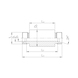 Weld-in bulkhead fitting ISO 8434-1, stainless steel 1.4571 - TUBFITT-ISO8434-L-WDBHS-A5-D12-M18X1,5 - 2