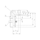 Elbow bulkhead fitting steel 90° - TUBFITT-ISO8434-S-BHE-ST-D16-M24X1,5 - 2