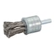Wire end brush Stainless steel, knotted, with shank - 1