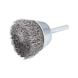 Wire cup brush Steel, crimped, with shank - 1