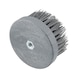 Disc brush Crimped, with nylon sanding bristles and M14 connecting thread - 2
