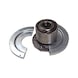 Half shell set for wheel bearing tool set 3 pcs - WHLBEARTL-HALF-BOWL-W-ADAPT-92MM - 3