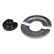 Half shell set for wheel bearing tool set 3 pcs - WHLBEARTL-HALF-BOWL-W-ADAPT-92MM - 1