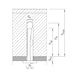 Wbijana kotwa sufitowa W-DN 2 - 2
