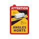 Label for blind spot - PEGATINA-ANGULO-MUERTO-CAMION-FR-17X25CM - 1