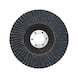 Segmented Grinding Disc For Stainless Steel - FLPDISC-ZC-CLTH-DOMED-BR22,23-G80-D115 - 3