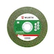 Speed cutting disc For stainless steel - CUTDISC-GREEN-TH1,0-BR16,0-D107MM - 1