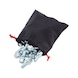 Cotton bag For wheel bolts, unprinted - CTNBG-F.WHLBLT-UNPRNT-BLCK - 3