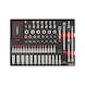 Socket wrench set 3/8 inch 8.4.1, 102 pieces - 1