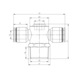 T-shaped push-in fitting with hexagon socket  - PSHINFITT-T-ROT-PLA-HS4-ET-R1/8-PIP-6 - 2