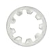Internally serrated washer DIN 6797, steel, zinc flake, shape J - WSH-SER-DIN6797-J-(ZFSH)-13 - 1