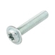Hexalobular screw with flattened half round head and collar - SCR-DIN34805/2-010.9-TX30-(A2K)-M6X16 - 3