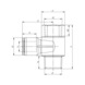 Y-shaped push-in fitting 90° male/fem. G+R thread - PSHINFITT-Y-90°-PLA-ET/IT-G+R1/8-PIP-6 - 2