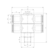 T-Mehrfachverteiler 4-fach - VERT-4FACH-T-2X2-KST-AG-R3/8-SCHL-10 - 2