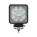 Faro da lavoro a LED, quadrato, 9 x 3 W - 1