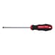 Screwdriver slotted round blade REDSTRIPE