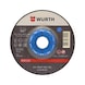 Grinding wheel disc for steel - GDISC-BLUE-ST-CE-TH6,0-BR16,0-D100MM - 1