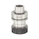 Collet chuck HSK-F 63 CNC with hollow shank taper - COLLETCHUK-CNC-HSK63F-F.ER40 - 1