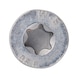 Countersunk head screw with hexalobular socket ISO 14581, steel strength class 8.8, zinc-nickel-plated silver - 3