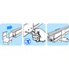 Mounting bracket for roller track - MNTHOLD-(ROLLRL-AL)-ST-(A2K)-44X44MM - 3