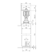 SCHIMOS 40-H Kit de quincaillerie pour porte coulissante intérieure Pour pose au plafond et au mur de portes en bois - 3