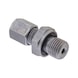 Straight male fitting ISO 8434-1, zinc-nickel-plated steel, BSPP male thread with seal - 1