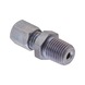 Straight screw-in fitting steel NPT male - TUBFITT-ISO8434-L-SDSC-ST-D6-1/4 NPT - 1