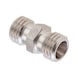 Straight cutting ring fitting, stainless steel - 1