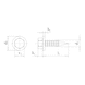 Kombi-Blechschraube Sechskantkopf mit unverlierbarer Unterlegscheibe - SHR-6KT-ISO10510-(A2K)-C-S1-N-3,5X9,5 - 2