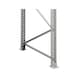 Support frame for pallet shelf