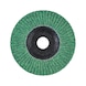 Speed lamella flap disc - FLPDISC-SP-A2-ZCS-CLTH-DOMED-G80-D125 - 3