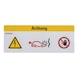 Sticker, electric vehicle accident - INFOSIGN-WRKPLCE-(E-MOBILITY)-SA - 1