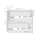 Dynapro Tipmatic full-extension concealed slide 60 kg For handle-free drawer panels - 4