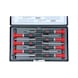 Precision screwdriver set, slotted and PH 7&nbsp;pieces