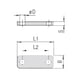 Deckplatte Typ DPAL - DEPL-DIN3015-2-DPAL-W3-(P3E)-GR3S/1 - 2