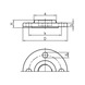 Threaded fitting - FITT-THR-FLG-V2 1/2-PN16-329 - 2