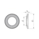 Sicherungsscheibe Form VS - SHB-SI-VS-(DC3)-D18,0X27X1,9 - 2