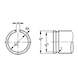 Poistný rozperný krúžok s kruhovým prierezom a drážka pre poistný krúžok pre hriadele - SNAPRG-DIN9925-D60,0 - 2