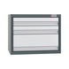 Drawer module with aluminium panel Width: 556 mm