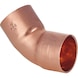 45° elbow, with solder connection on both sides EN1254, copper, 5041 - 1