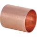 Sleeve, with solder connection on both sides EN1254, copper, 5270 - 1