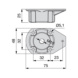 Mounting Base Kitchen Foot - MOUNTING BASE KITCHEN FOOT EMUCA - 2